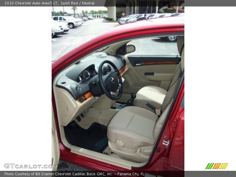 Sport Red / Neutral 2010 Chevrolet Aveo Aveo5 LT