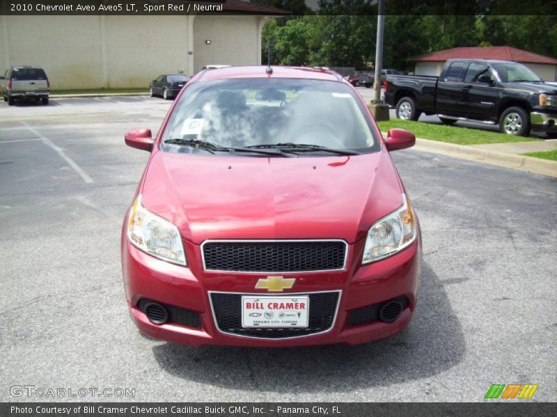 Sport Red / Neutral 2010 Chevrolet Aveo Aveo5 LT