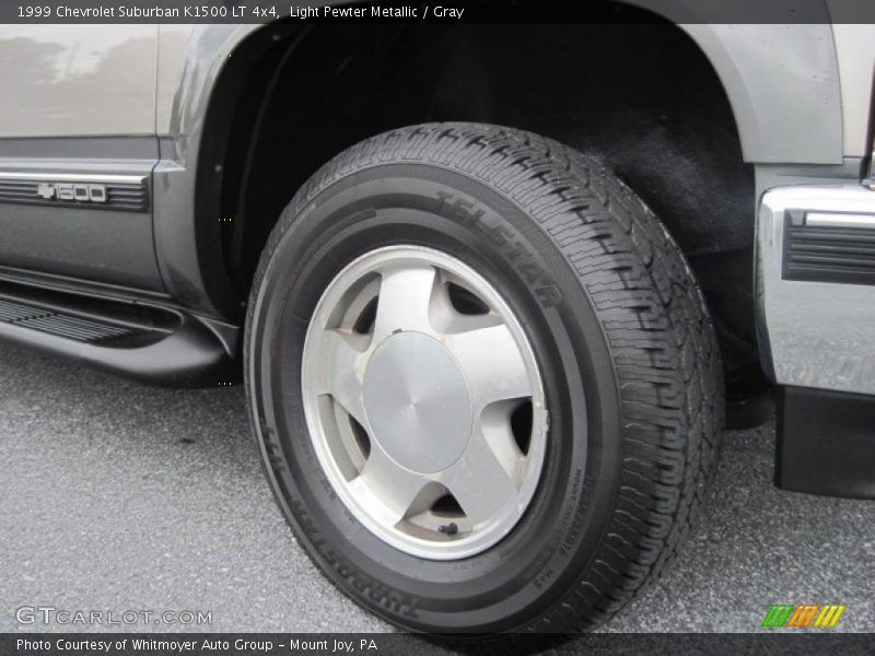 Light Pewter Metallic / Gray 1999 Chevrolet Suburban K1500 LT 4x4