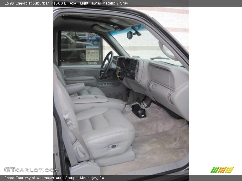 Light Pewter Metallic / Gray 1999 Chevrolet Suburban K1500 LT 4x4
