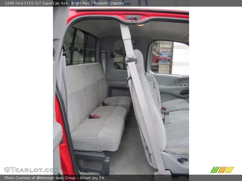 Bright Red / Medium Graphite 1998 Ford F150 XLT SuperCab 4x4