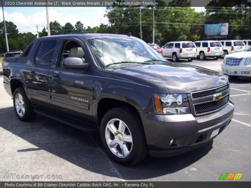 Black Granite Metallic / Dark Titanium/Light Titanium 2010 Chevrolet Avalanche LT