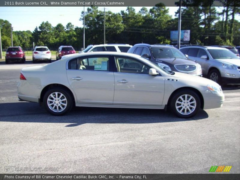 White Diamond TriCoat / Cocoa/Cashmere 2011 Buick Lucerne CXL