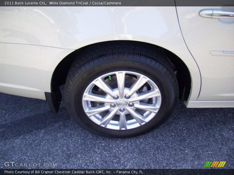 White Diamond TriCoat / Cocoa/Cashmere 2011 Buick Lucerne CXL