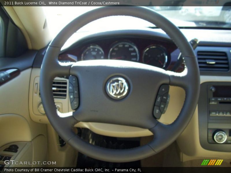White Diamond TriCoat / Cocoa/Cashmere 2011 Buick Lucerne CXL