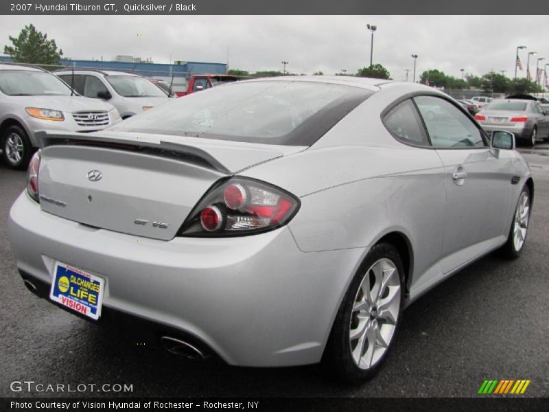 Quicksilver / Black 2007 Hyundai Tiburon GT