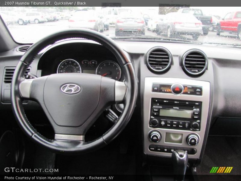 Quicksilver / Black 2007 Hyundai Tiburon GT