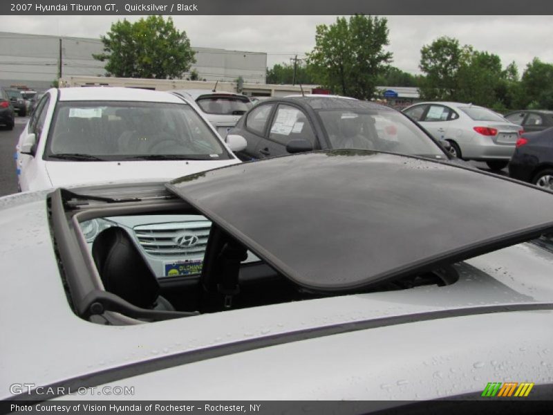 Quicksilver / Black 2007 Hyundai Tiburon GT