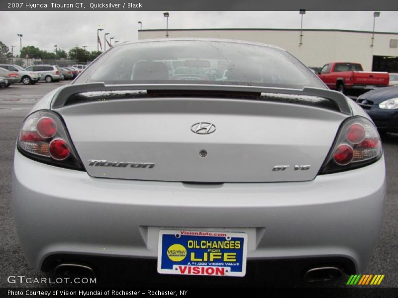 Quicksilver / Black 2007 Hyundai Tiburon GT