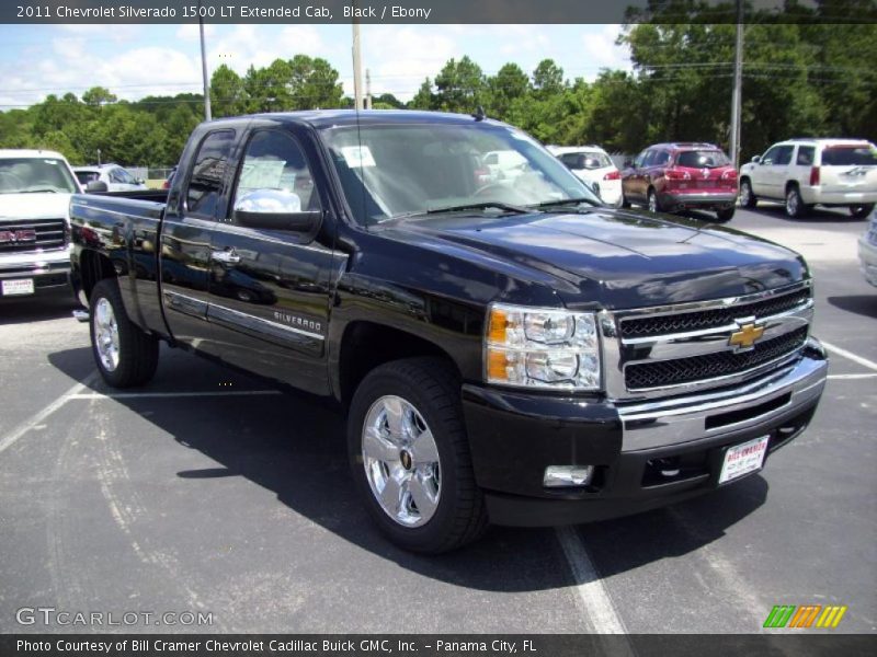 Black / Ebony 2011 Chevrolet Silverado 1500 LT Extended Cab