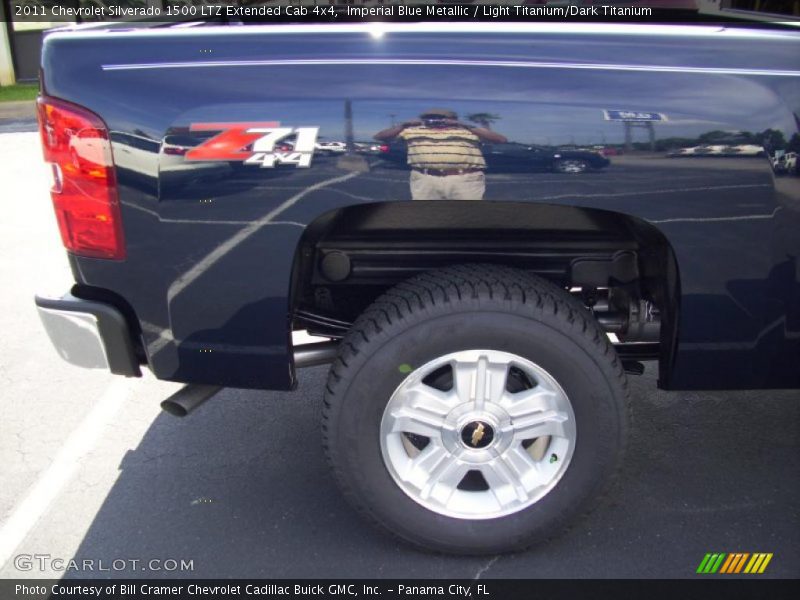 Imperial Blue Metallic / Light Titanium/Dark Titanium 2011 Chevrolet Silverado 1500 LTZ Extended Cab 4x4