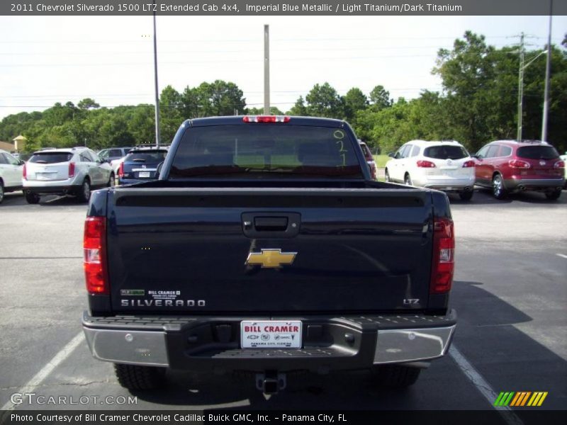 Imperial Blue Metallic / Light Titanium/Dark Titanium 2011 Chevrolet Silverado 1500 LTZ Extended Cab 4x4