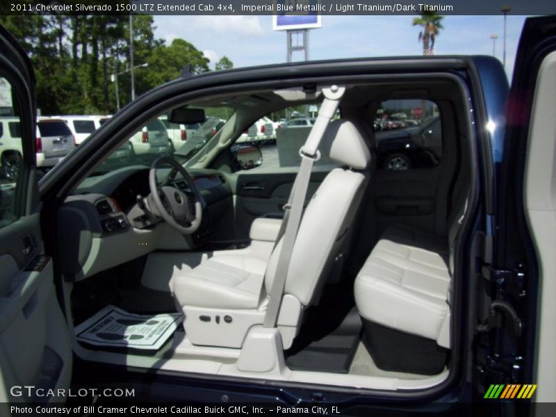 Imperial Blue Metallic / Light Titanium/Dark Titanium 2011 Chevrolet Silverado 1500 LTZ Extended Cab 4x4