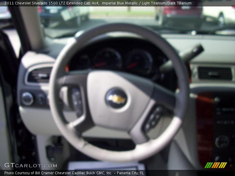 Imperial Blue Metallic / Light Titanium/Dark Titanium 2011 Chevrolet Silverado 1500 LTZ Extended Cab 4x4
