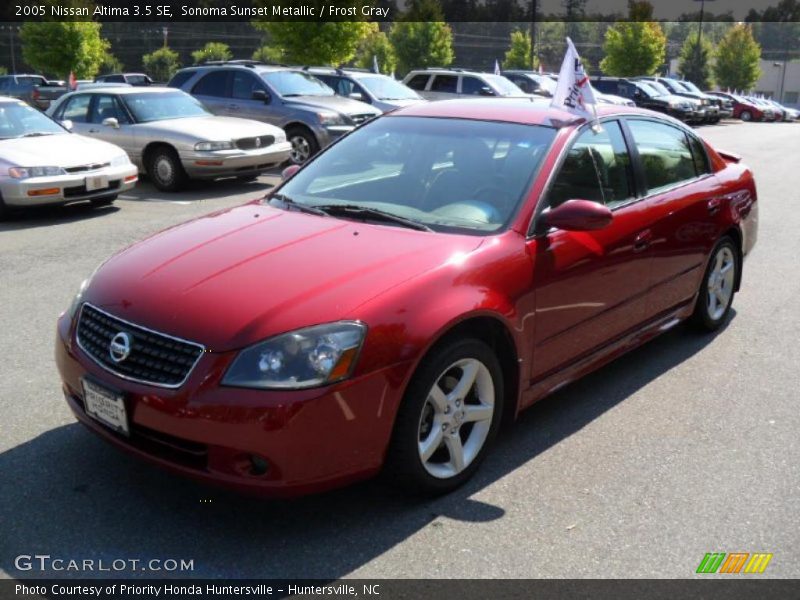 Sonoma Sunset Metallic / Frost Gray 2005 Nissan Altima 3.5 SE