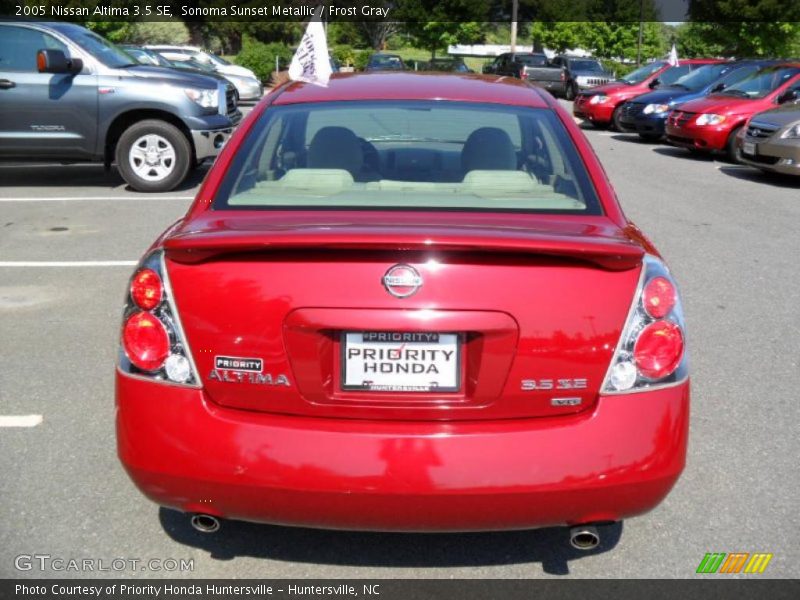 Sonoma Sunset Metallic / Frost Gray 2005 Nissan Altima 3.5 SE