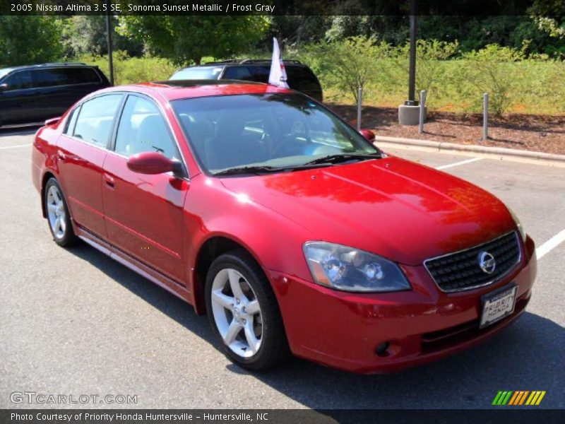 Sonoma Sunset Metallic / Frost Gray 2005 Nissan Altima 3.5 SE