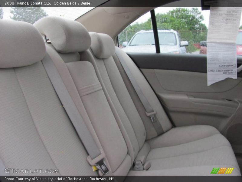 Golden Beige / Beige 2008 Hyundai Sonata GLS