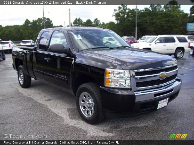 Black / Dark Titanium 2011 Chevrolet Silverado 1500 LS Extended Cab