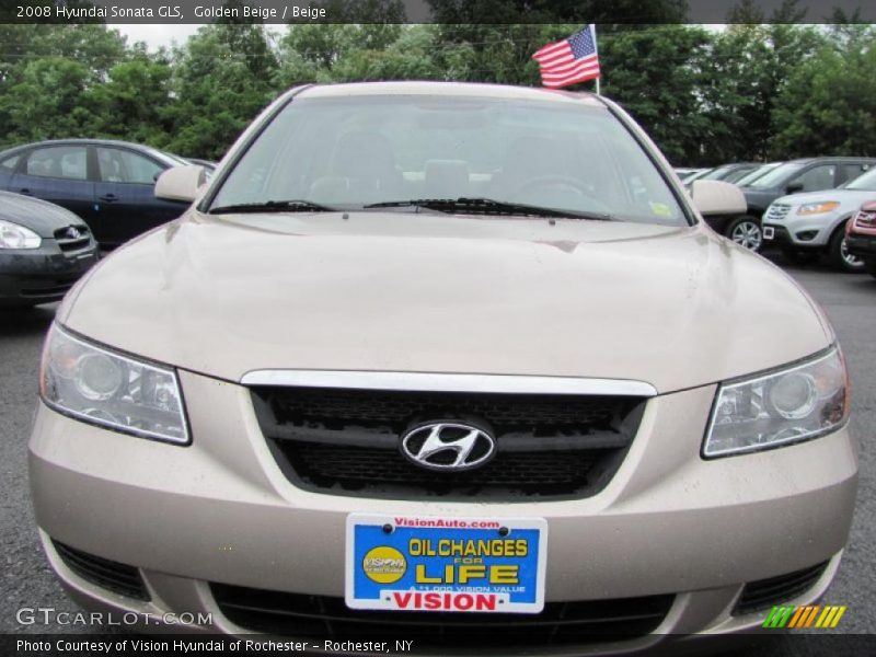 Golden Beige / Beige 2008 Hyundai Sonata GLS