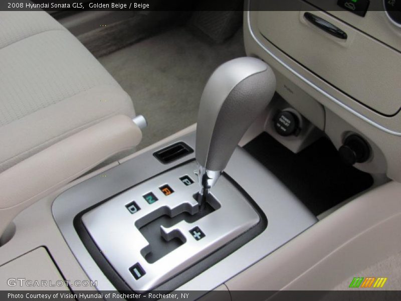 Golden Beige / Beige 2008 Hyundai Sonata GLS