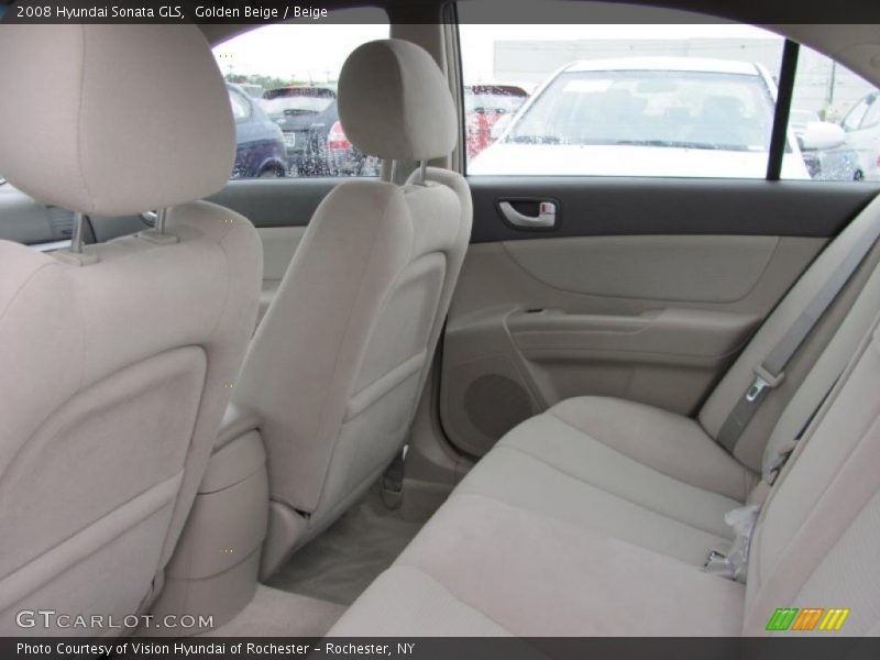 Golden Beige / Beige 2008 Hyundai Sonata GLS