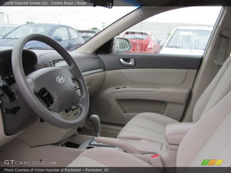 Golden Beige / Beige 2008 Hyundai Sonata GLS