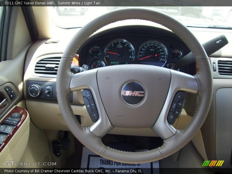 Summit White / Light Tan 2011 GMC Yukon Denali AWD
