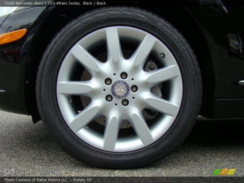 Black / Black 2008 Mercedes-Benz S 550 4Matic Sedan