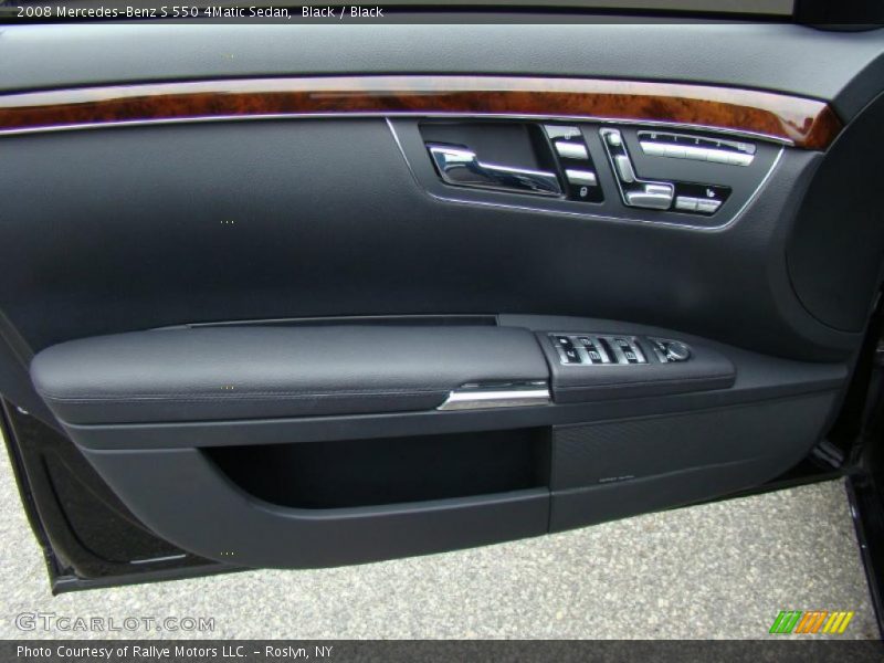 Black / Black 2008 Mercedes-Benz S 550 4Matic Sedan
