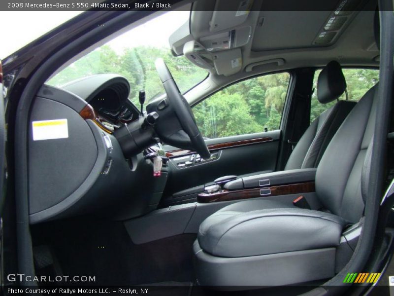 Black / Black 2008 Mercedes-Benz S 550 4Matic Sedan