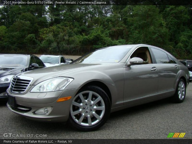 Pewter Metallic / Cashmere/Savanna 2007 Mercedes-Benz S 550 Sedan
