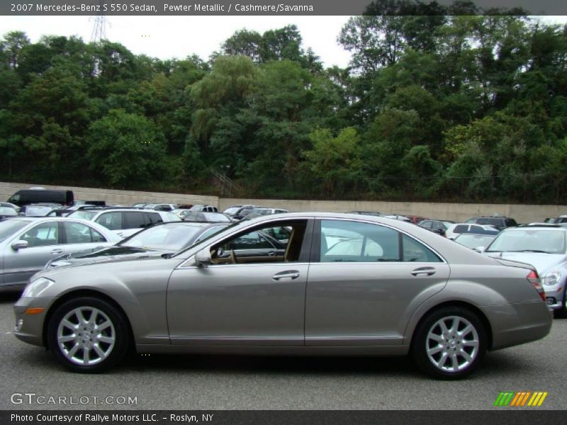 Pewter Metallic / Cashmere/Savanna 2007 Mercedes-Benz S 550 Sedan