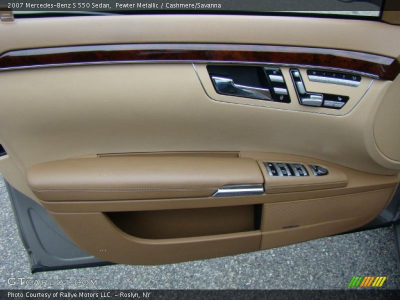Pewter Metallic / Cashmere/Savanna 2007 Mercedes-Benz S 550 Sedan