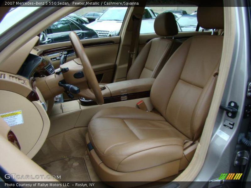 Pewter Metallic / Cashmere/Savanna 2007 Mercedes-Benz S 550 Sedan