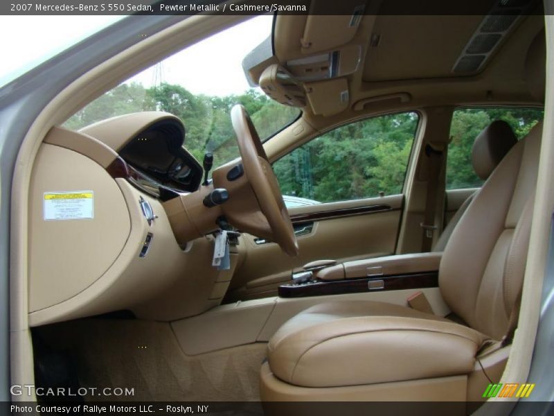 Pewter Metallic / Cashmere/Savanna 2007 Mercedes-Benz S 550 Sedan