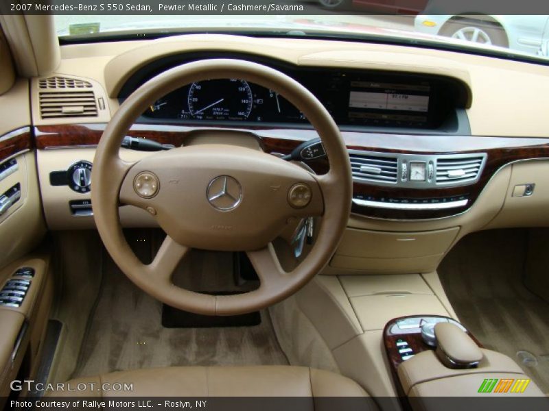 Pewter Metallic / Cashmere/Savanna 2007 Mercedes-Benz S 550 Sedan
