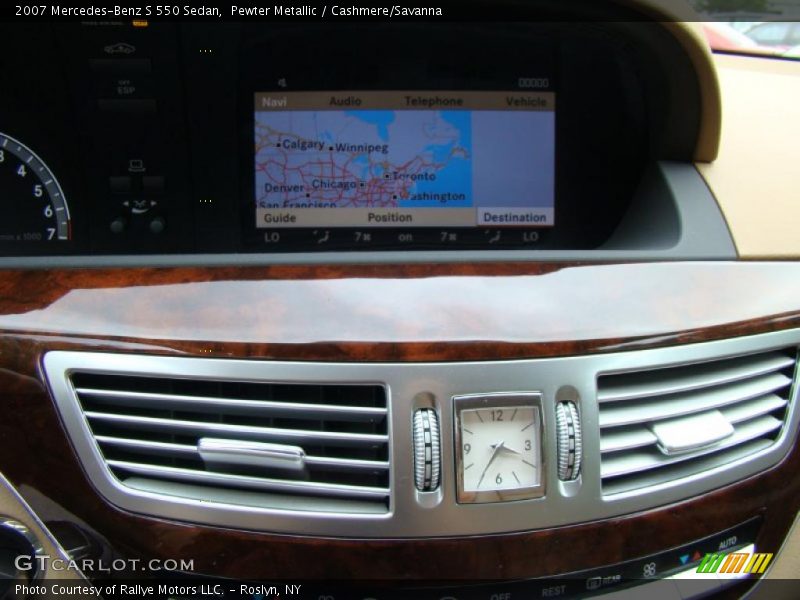 Pewter Metallic / Cashmere/Savanna 2007 Mercedes-Benz S 550 Sedan