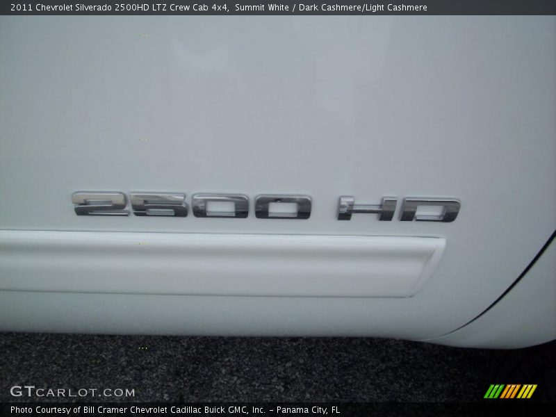 Summit White / Dark Cashmere/Light Cashmere 2011 Chevrolet Silverado 2500HD LTZ Crew Cab 4x4