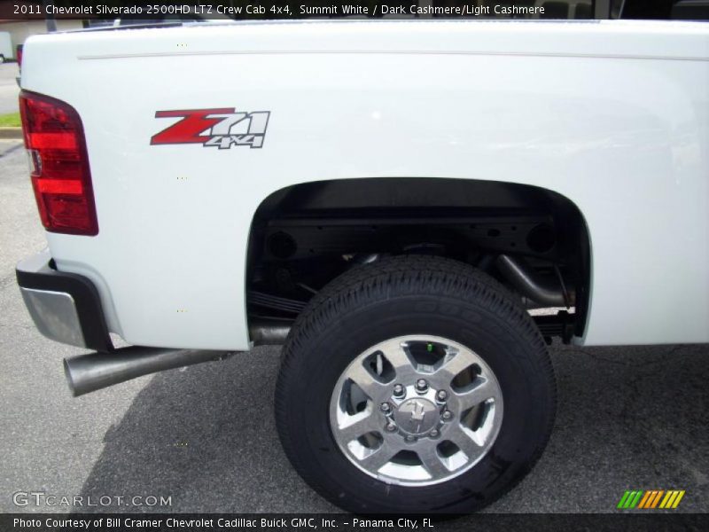 Summit White / Dark Cashmere/Light Cashmere 2011 Chevrolet Silverado 2500HD LTZ Crew Cab 4x4