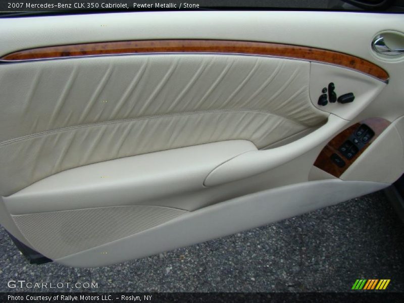 Pewter Metallic / Stone 2007 Mercedes-Benz CLK 350 Cabriolet