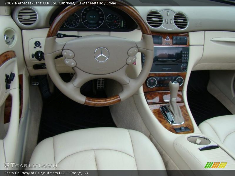 Pewter Metallic / Stone 2007 Mercedes-Benz CLK 350 Cabriolet