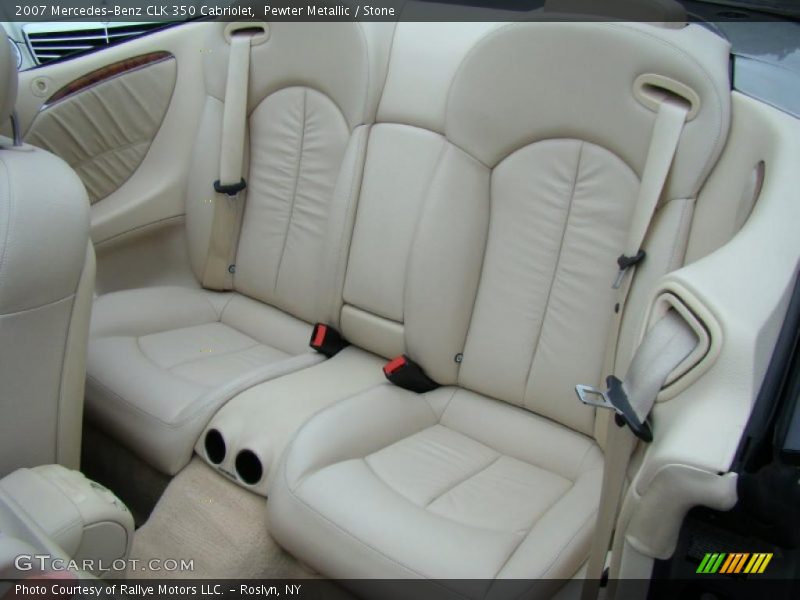 Pewter Metallic / Stone 2007 Mercedes-Benz CLK 350 Cabriolet