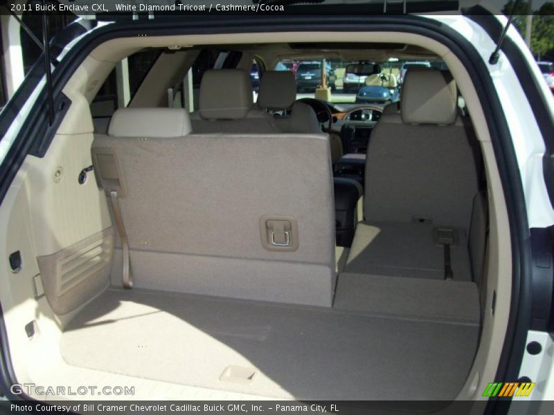 White Diamond Tricoat / Cashmere/Cocoa 2011 Buick Enclave CXL