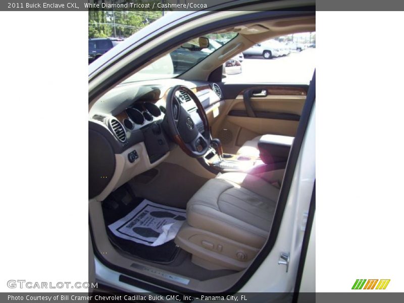 White Diamond Tricoat / Cashmere/Cocoa 2011 Buick Enclave CXL
