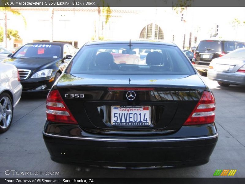 Black / Black 2006 Mercedes-Benz C 350 Luxury