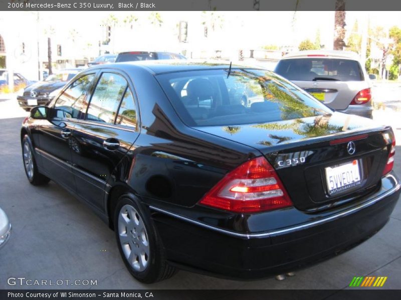 Black / Black 2006 Mercedes-Benz C 350 Luxury