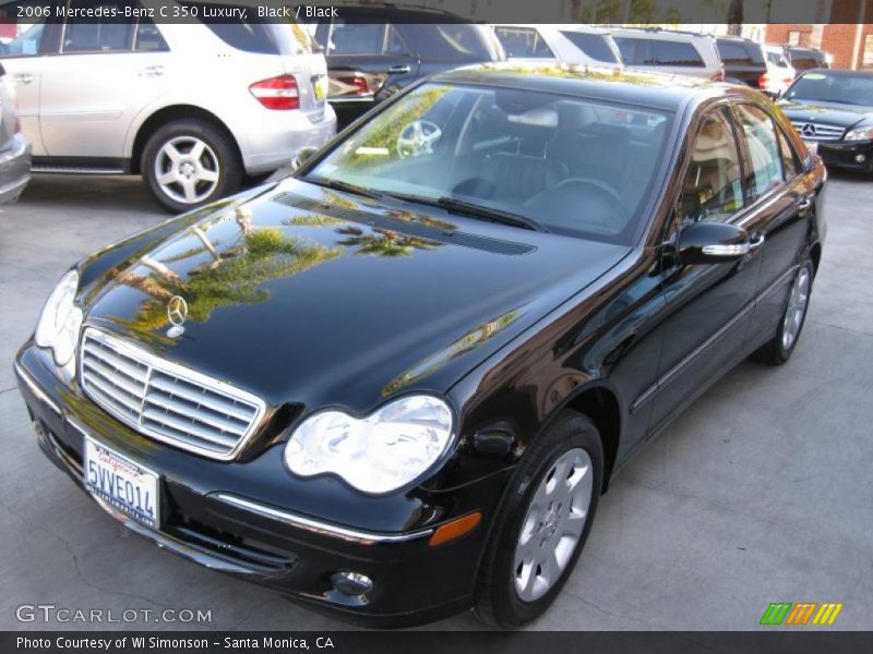 Black / Black 2006 Mercedes-Benz C 350 Luxury