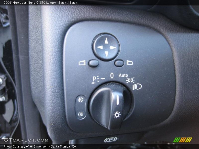 Black / Black 2006 Mercedes-Benz C 350 Luxury