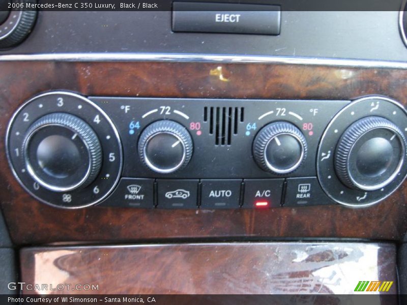 Black / Black 2006 Mercedes-Benz C 350 Luxury